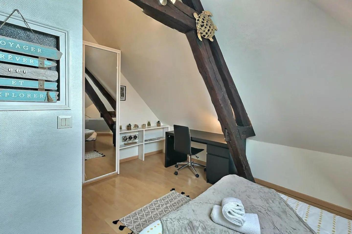 Le Travel - Appartement Equipe Proche Centre Et Yschools Troyes Eksteriør bilde